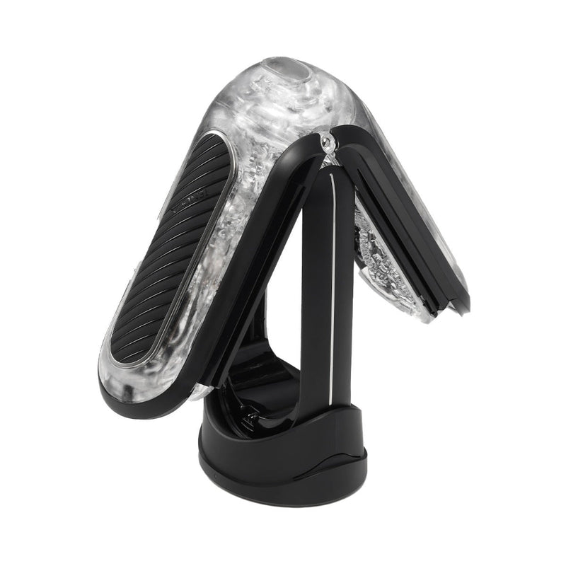 Tenga Flip Zero Gravity Electronic Vibration Rechargeable Male Masturbator - Black/White-4