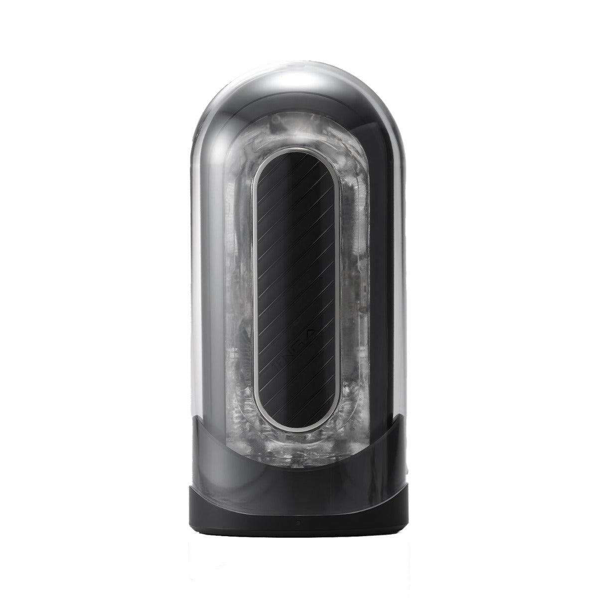 Tenga Flip Zero Gravity Electronic Vibration Rechargeable Male Masturbator - Black/White