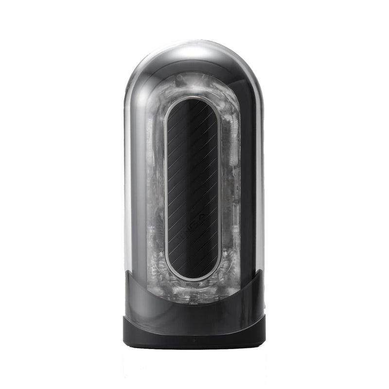 Tenga Flip Zero Gravity Electronic Vibration Rechargeable Male Masturbator - Black/White-2