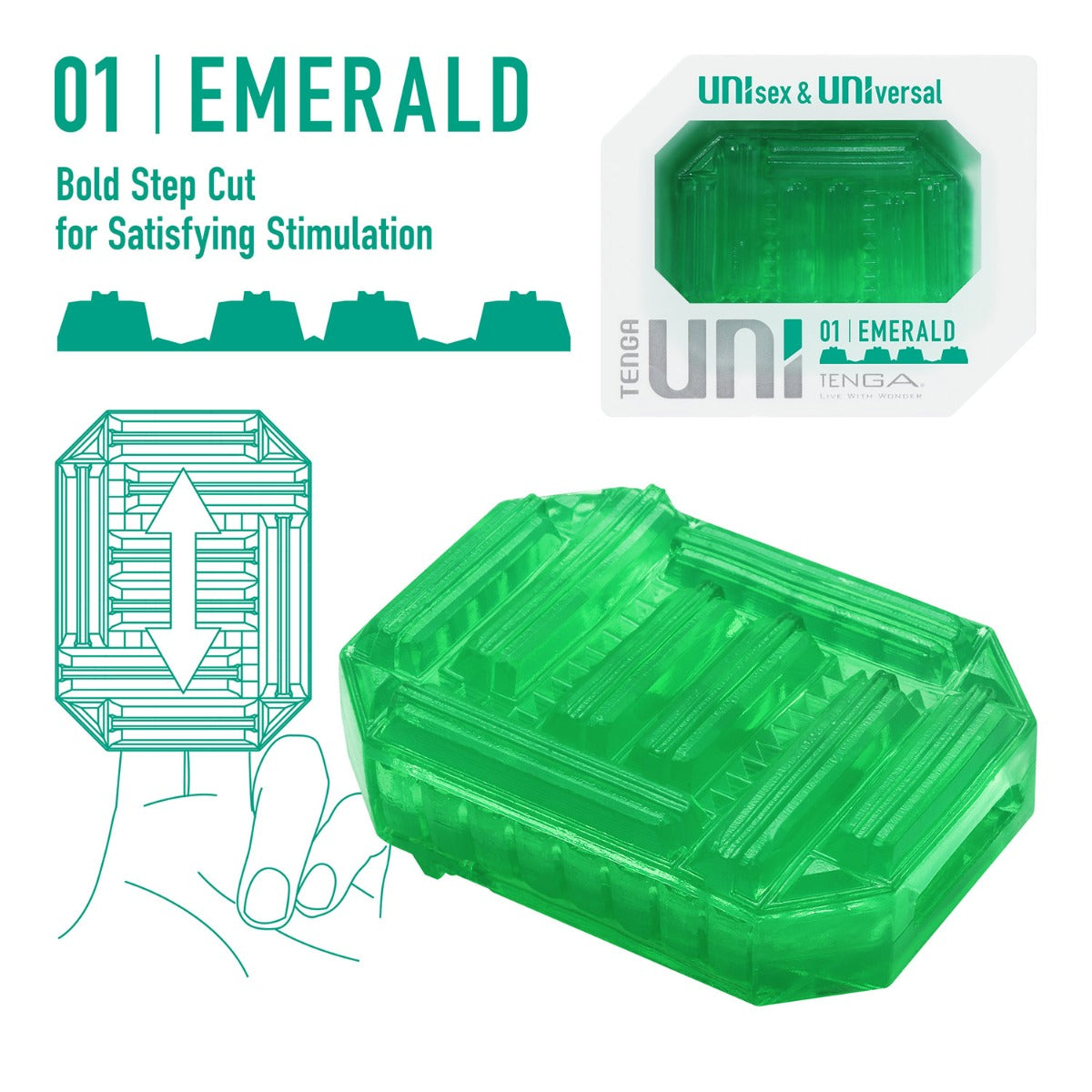 Tenga Uni Unisex & Universal Masturbator for Men and Women (Assorted Type)