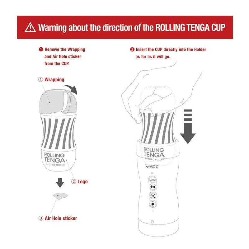 Tenga Vacuum Gyro Roller Rechargeable Male Masturbator + Rolling Cup-4
