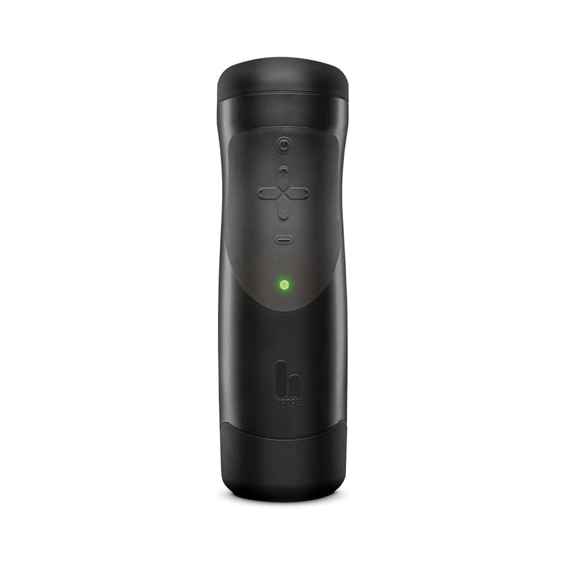 The Handy App Controlled Interactive Bluetooth Stroker Male Masturbator (Black) [Local Adaptor]-1