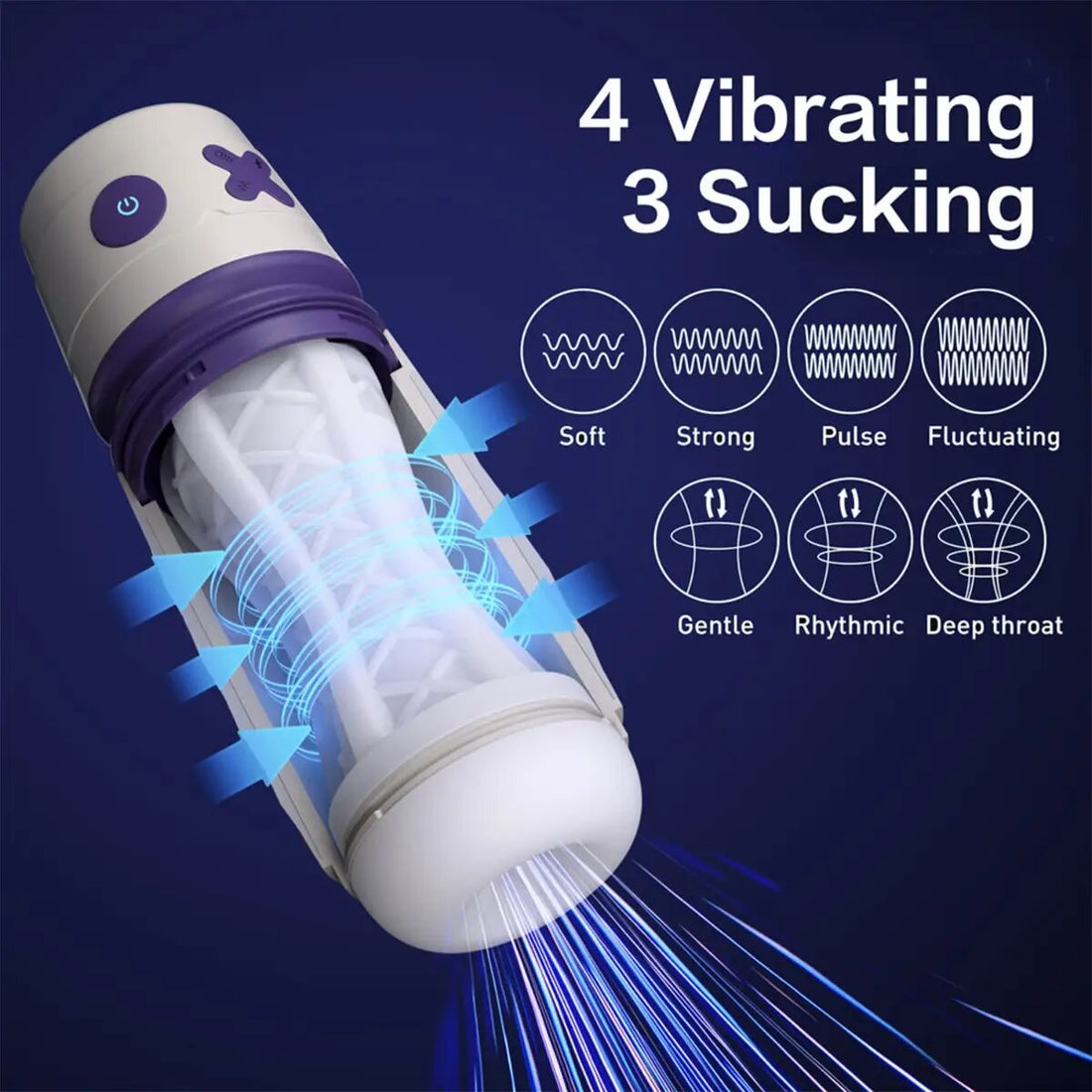 TryFun Protean 2 Automatic Vibrating and Sucking Male Masturbator