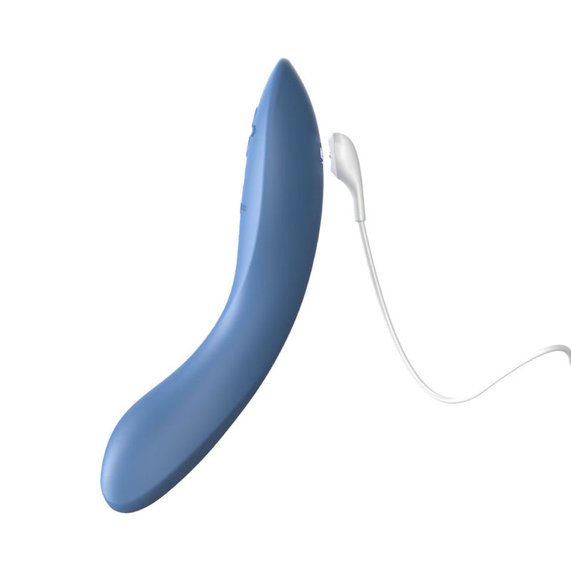 We Vibe Rave 2 App-Controlled Silicone G-Spot Vibrator Muted Blue-4