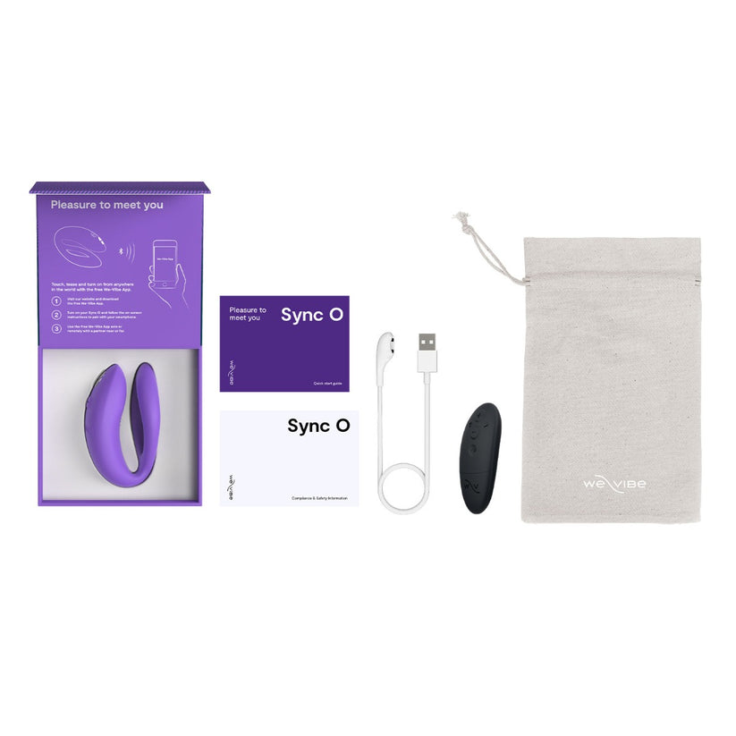 We Vibe Sync O App and Remote-Controlled Silicone Couple's Vibrator (Assorted Colour)