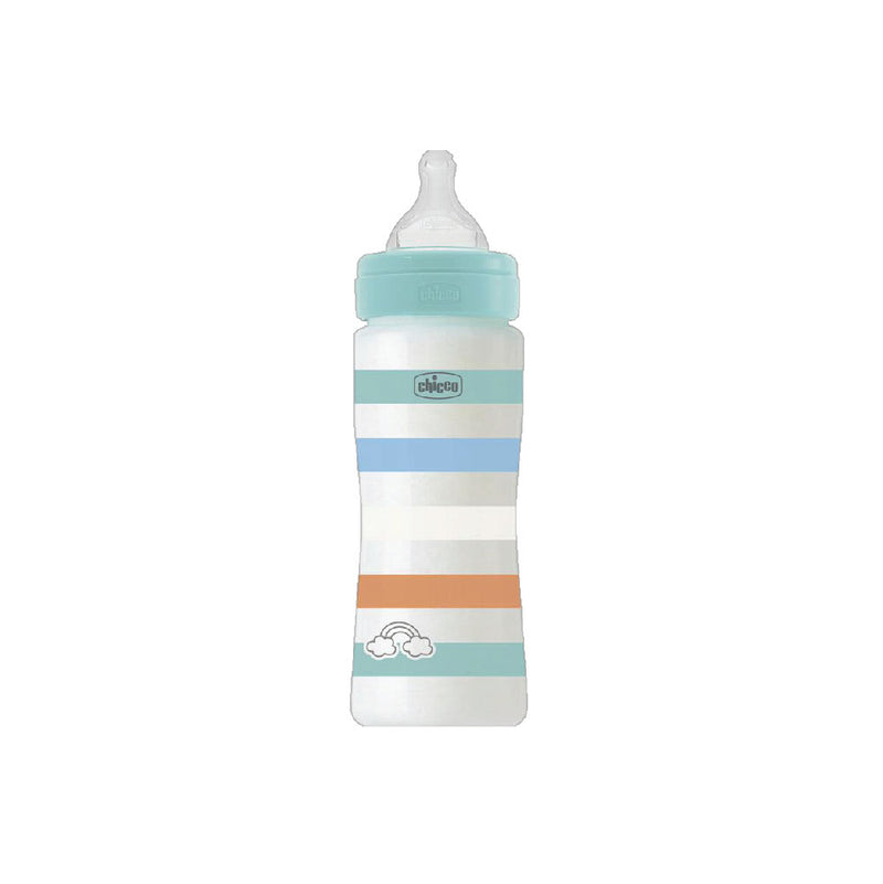 Chicco Well Being PP Feeding Bottle 150ml/ 250ml/ 330ml (Green/ Orange/ White/ Yellow)-7