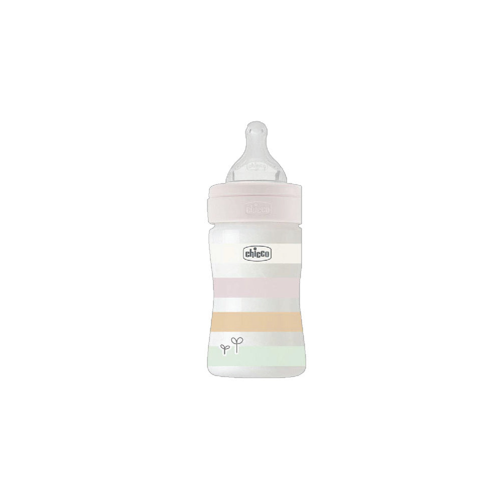 Chicco Well Being PP Feeding Bottle 150ml/ 250ml/ 330ml (Green/ Orange/ White/ Yellow)