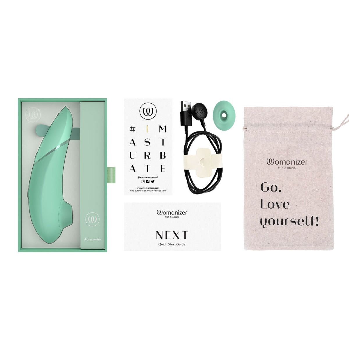 Womanizer Next Clitoral Stimulator with 3D Pleasure Air Technology - Sage-3