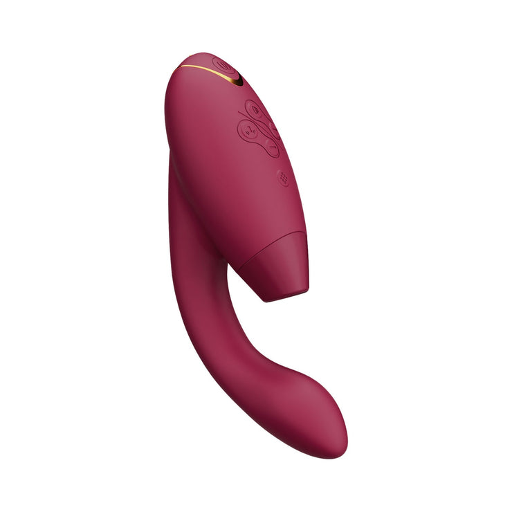 Womanizer Duo 2 Pleasure Air Clitoral Stimulator And G-Spot Vibrator (Bordeaux)