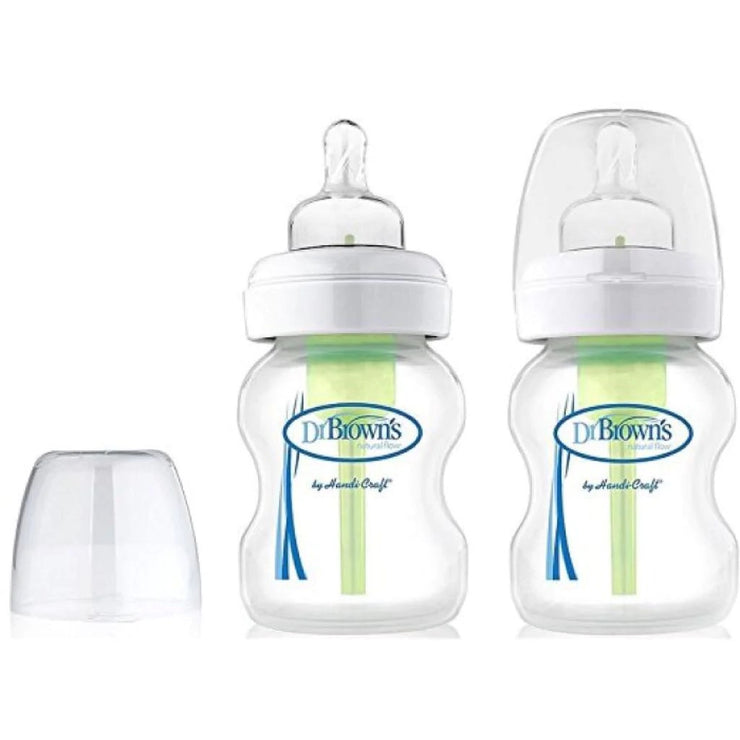 Dr. Brown's 150ml PP Wide-Neck Options+ Bottle - Twin Pack
