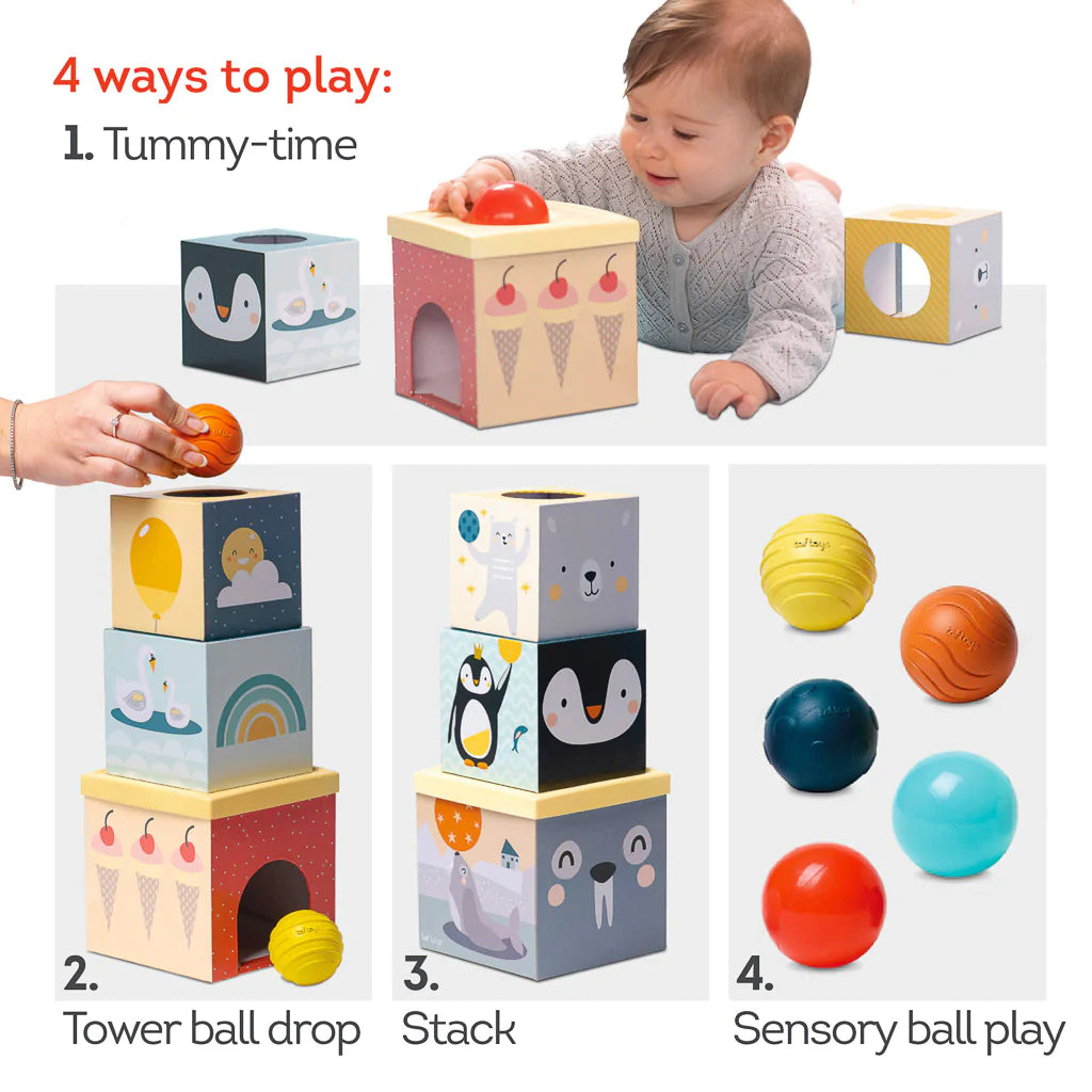 Taf Toys North Pole Ball Drop Stacker-8