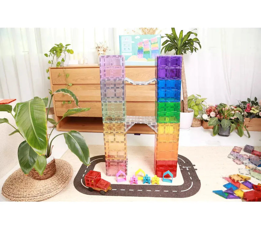 SparksMag Classic 208 Pcs Grande Magnetic Tiles Set