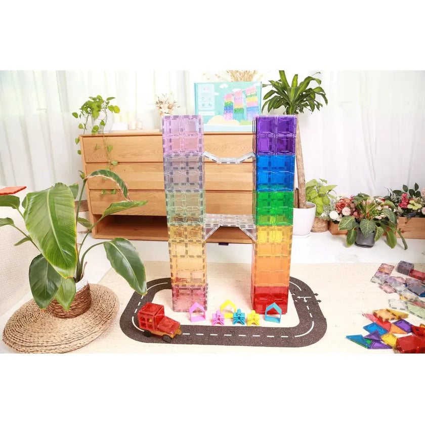 SparksMag Classic 208 Pcs Grande Magnetic Tiles Set