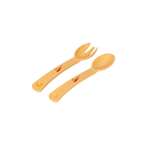 Mother's Corn Magic Spoon & Fork Set | Little Baby.