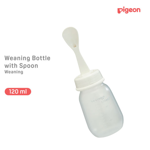Pigeon Weaning Bottle With Spoon 120ml x3