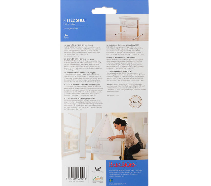 BabyBjörn BB® Fitted Sheet for Cradle