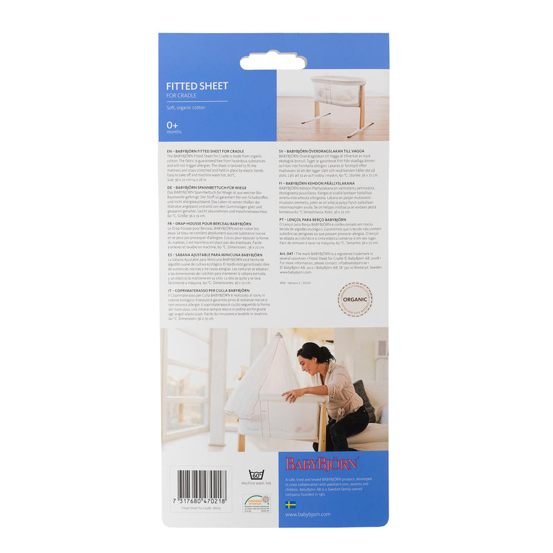 BabyBjörn BB® Fitted Sheet for Cradle-2