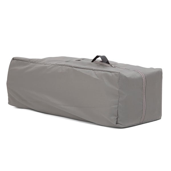 Joie Kubbie Sleep Bedside Travel Cot - Foggy Gray (Bundle Free Pillow)