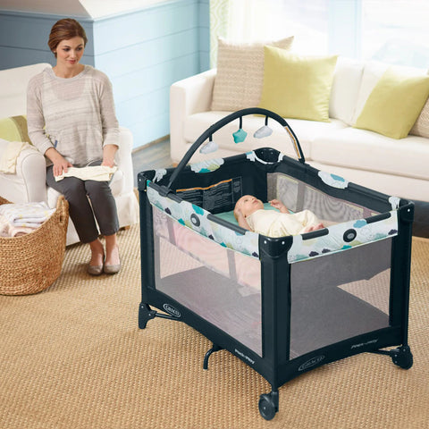 [PRE-ORDER: ETA Early/Mid-June 2022] Graco Pack ‘n Play® On the Go™ Playard with Bassinet - Stratus