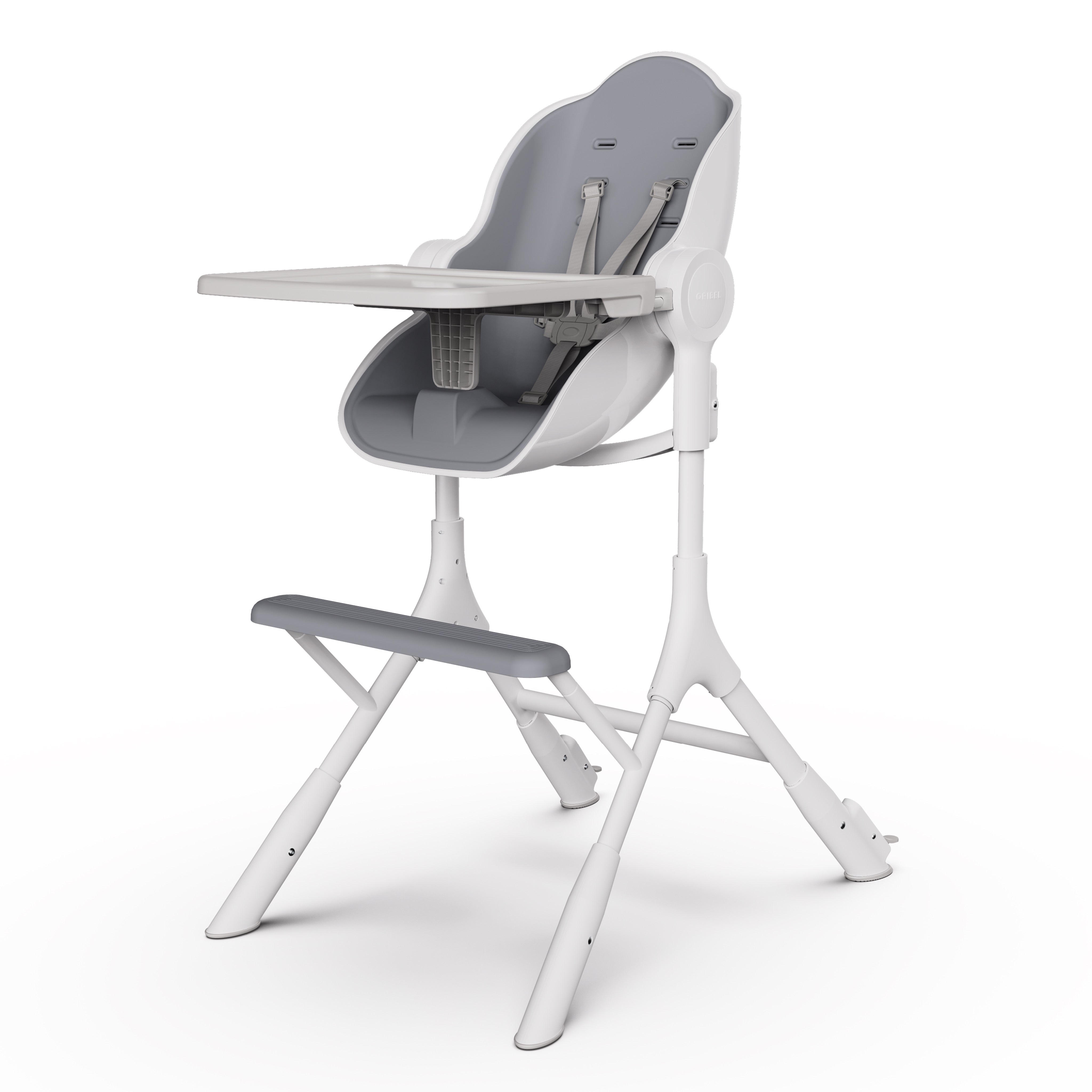 Oribel Cocoon Z High Chair Ice Grey Little Baby