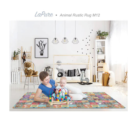 Parklon LaPure Playmat - Animal Rustic Rug (M12)