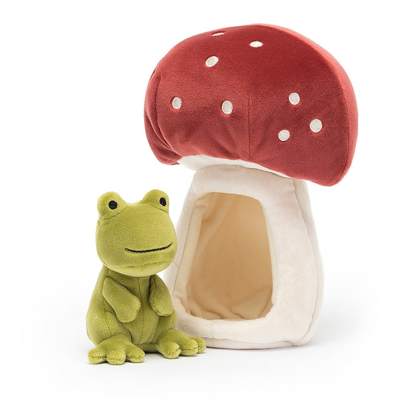 Jellycat Forest Fauna Frog - H21cm-1