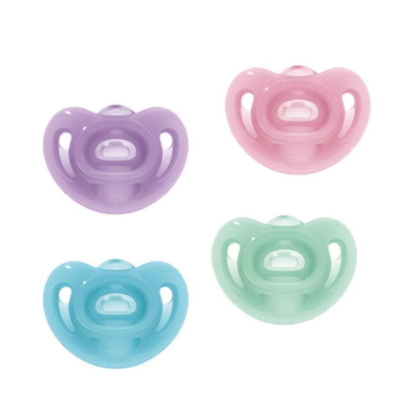 NUK Sensitiive Silicone Soother (Assorted Designs)-1