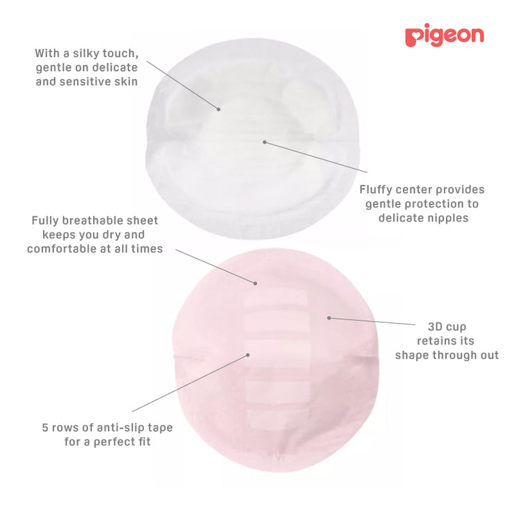 Pigeon Breastfeeding Pad Fit Up Premium Care 102 pcs