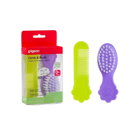 Pigeon Comb and Brush Set | Little Baby.