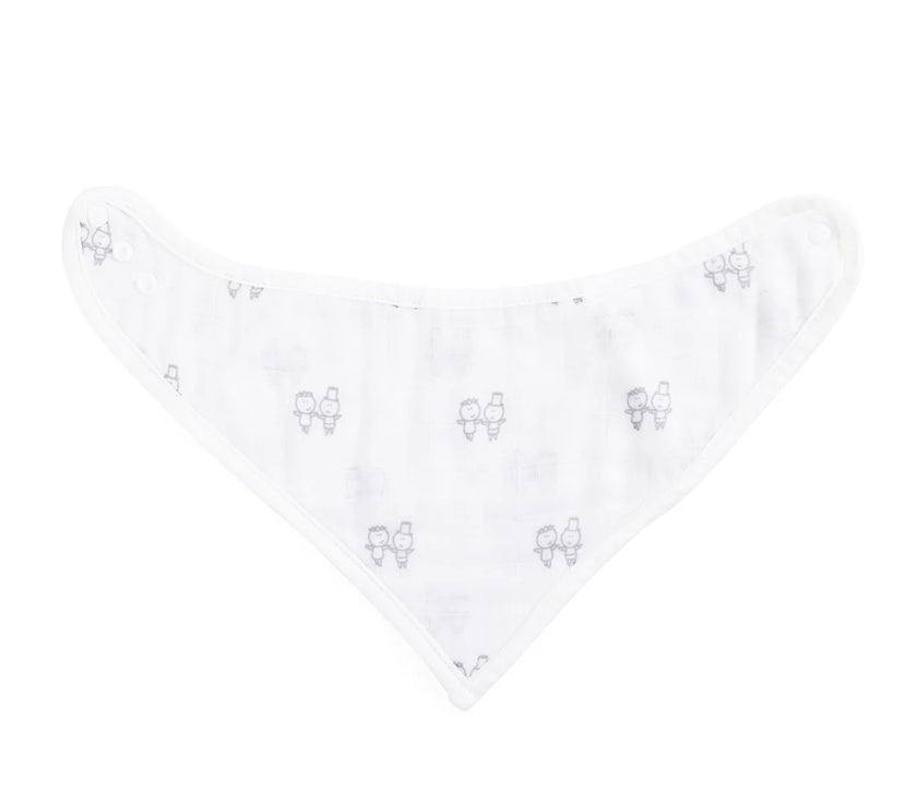 Kiki and Sebby 6-Layer Muslin Bandana Bibs
