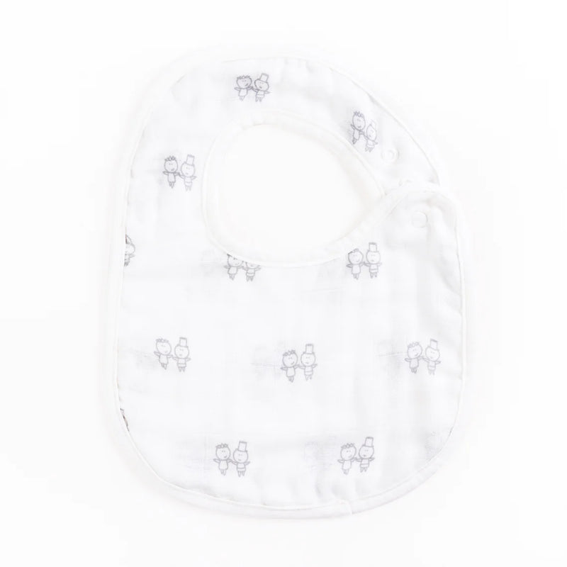 Kiki and Sebby 6-Layer Muslin Snap Bibs-1
