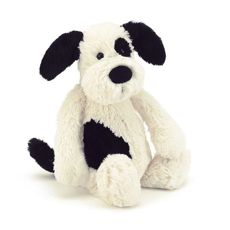 Jellycat Bashful Black & Cream Puppy- Medium H31cm-1