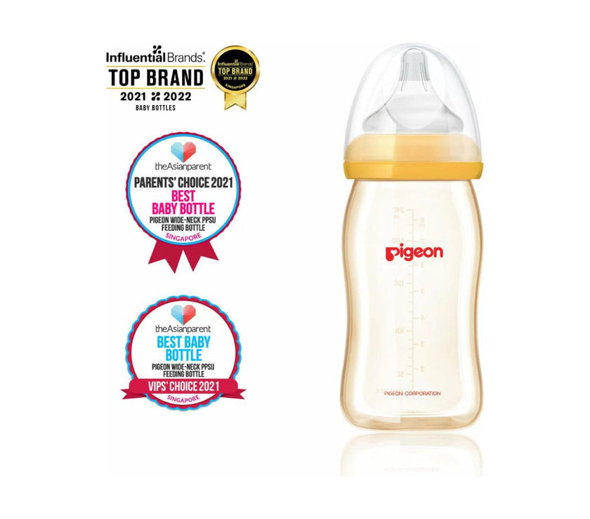 SofTouch™ Wide Neck PPSU Nursing Bottle Orange 240ml