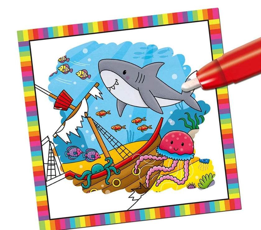Galt First Water Magic Reusable Colouring Book (Assorted Designs)
