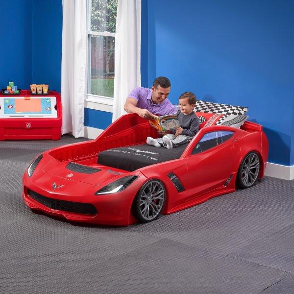 Step2 Corvette Z06 Toddler-to-Twin Bed-3