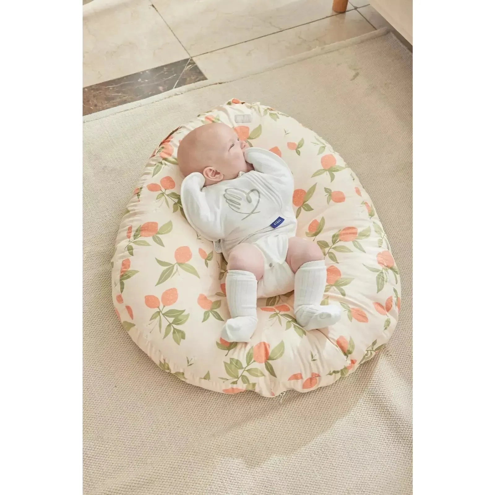 Elava Baby Reflux Prevention Cushion & Mesh Cushion Cover Set