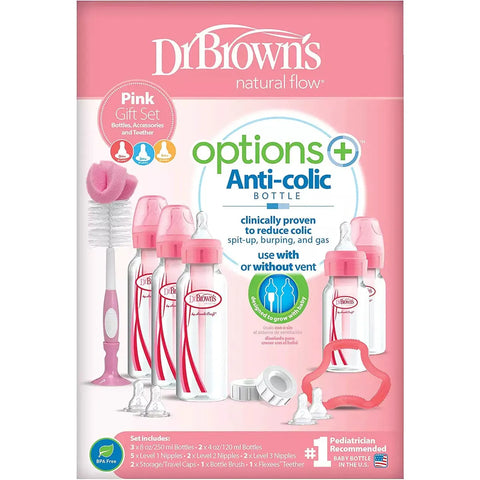 Dr. Brown’s PP Options+ Narrow-Neck Gift Set (Assorted Designs)