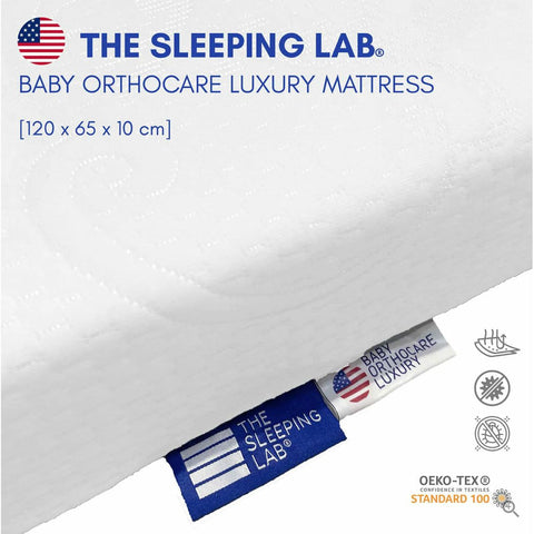 The Sleeping Lab Baby OrthoCare Luxury Mattress - 120x65x10cm