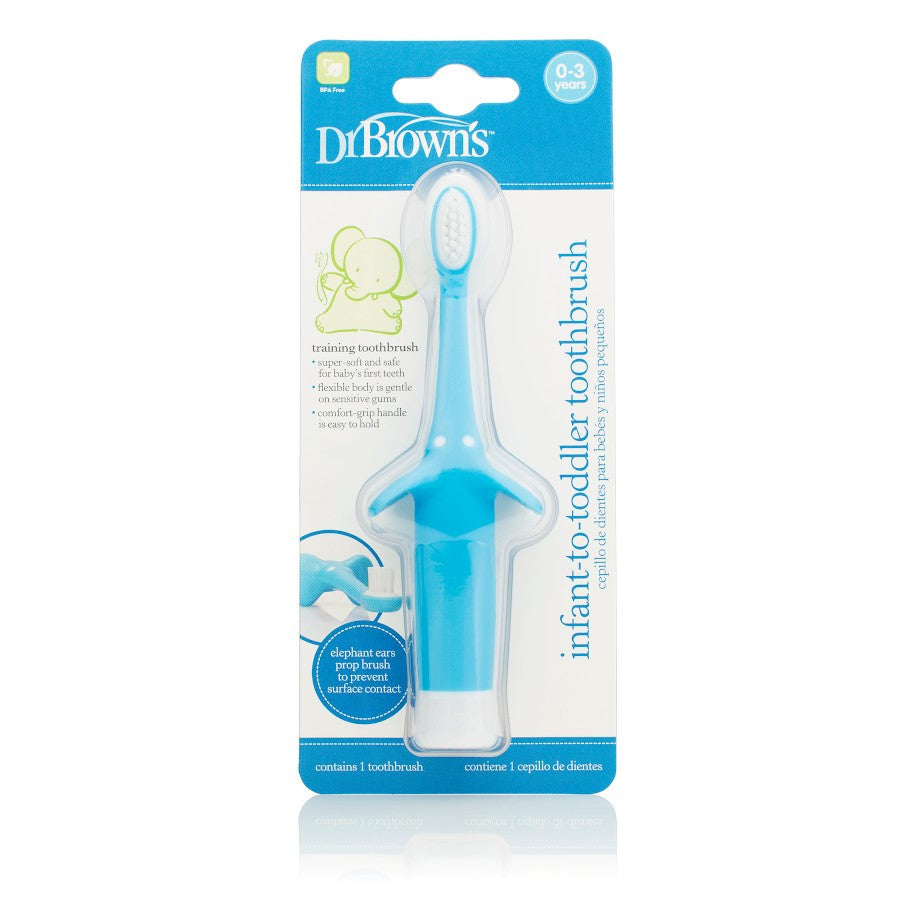 Dr. Brown’s Infant-to-Toddler Toothbrush (Assorted Designs)
