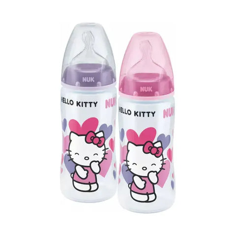 NUK Hello Kitty Twin 300ml PP Bottle Set