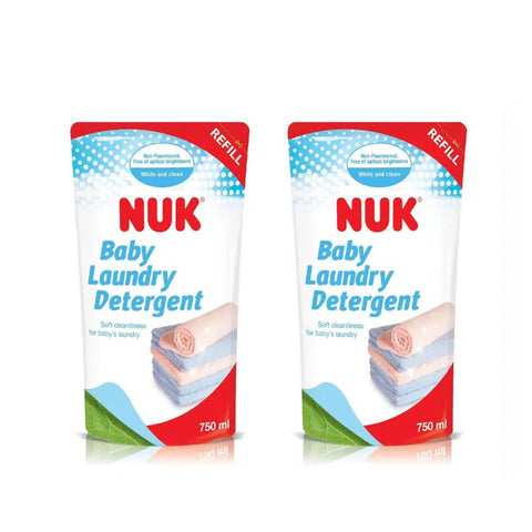 NUK Baby Laundry Detergent Twin Pack - 750ml Refill pack