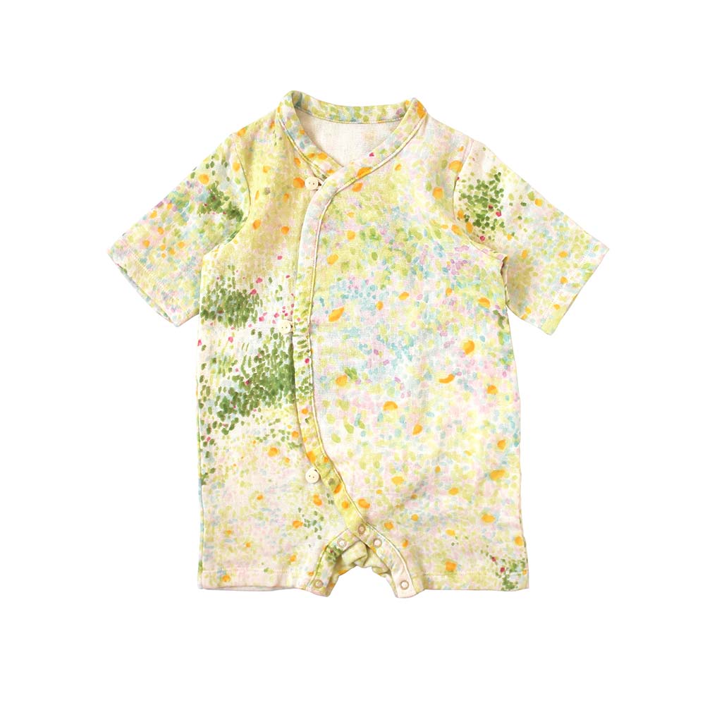 Naomi ITO Wata gauze front opening romper | Little Baby.