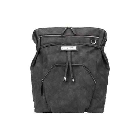 Petunia Pickle Bottom Cinch Convertible Back Pack: Midnight Leatherette | Little Baby.