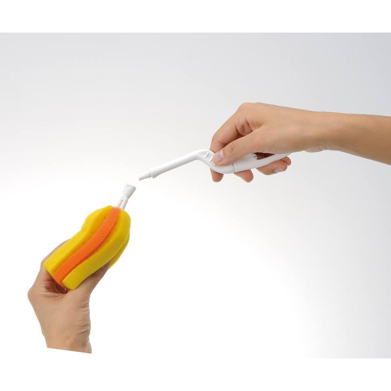 Richell Twister Sponge & Replacement Sponge Bottle Brush-3