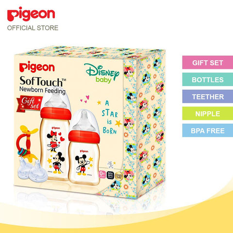Pigeon SofTouch Disney Gift Set | Little Baby.