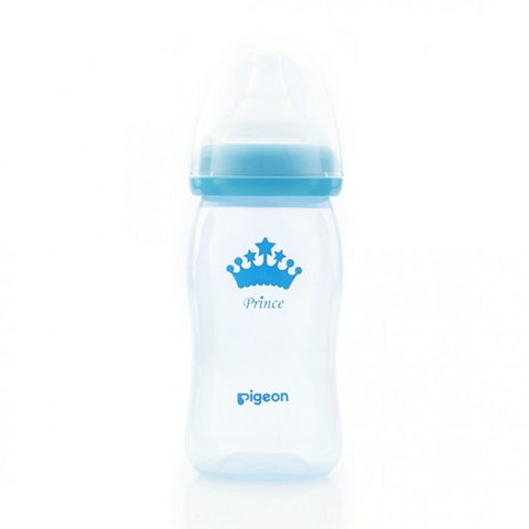 Pigeon Softouch Nursing Bottle - Prince Blue (Twin Pack) 240ml | Little Baby.