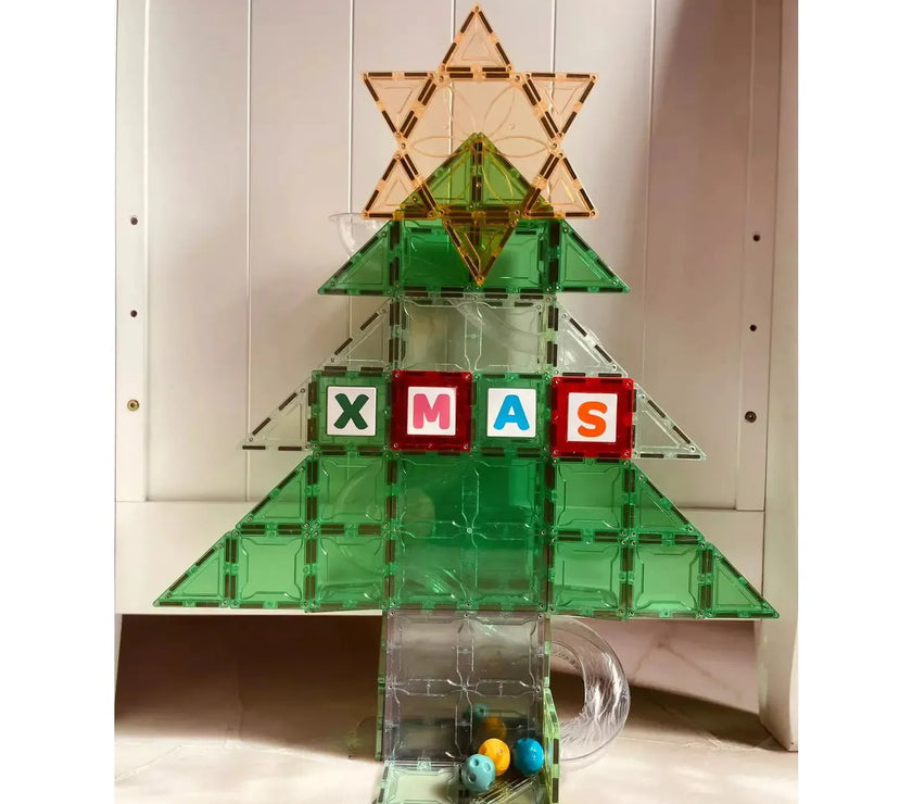 SparksMag Light 208 Pcs Grande Magnetic Tiles Set