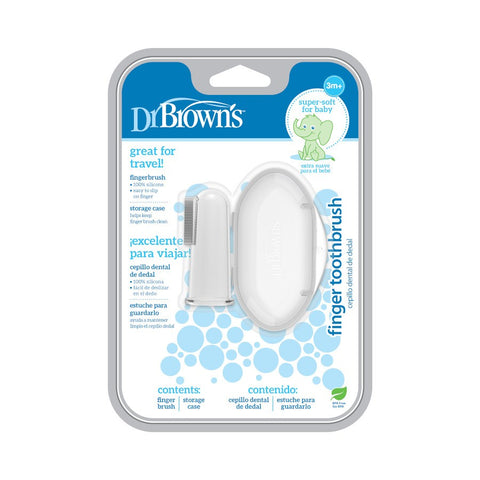 Dr. Brown’s Silicone Finger Toothbrush w Case