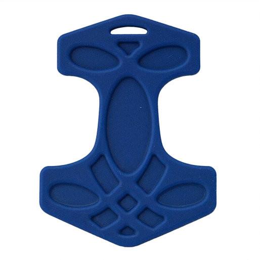 Helles Teeth Thor's Hammer Teether (Steel Blue) | Little Baby.