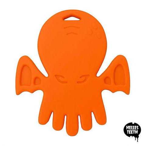 Helles Teeth Cthulhu Teether (Worm Orange) | Little Baby.